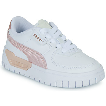 Zapatos Niños Zapatillas bajas Puma Cali Dream Shiny Pack PS Blanco / Rosa