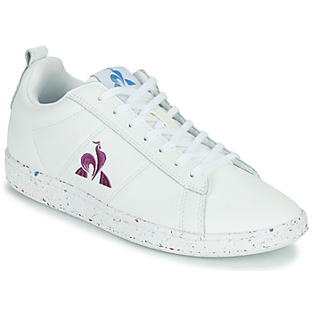 Zapatos Mujer Zapatillas bajas Le Coq Sportif COURTCLASSIC W SPORT Blanco / Violeta