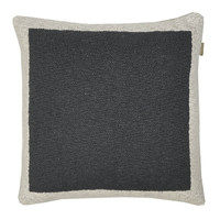 Casa Cojines Malagoon Solid knitted poster cushion black Negro