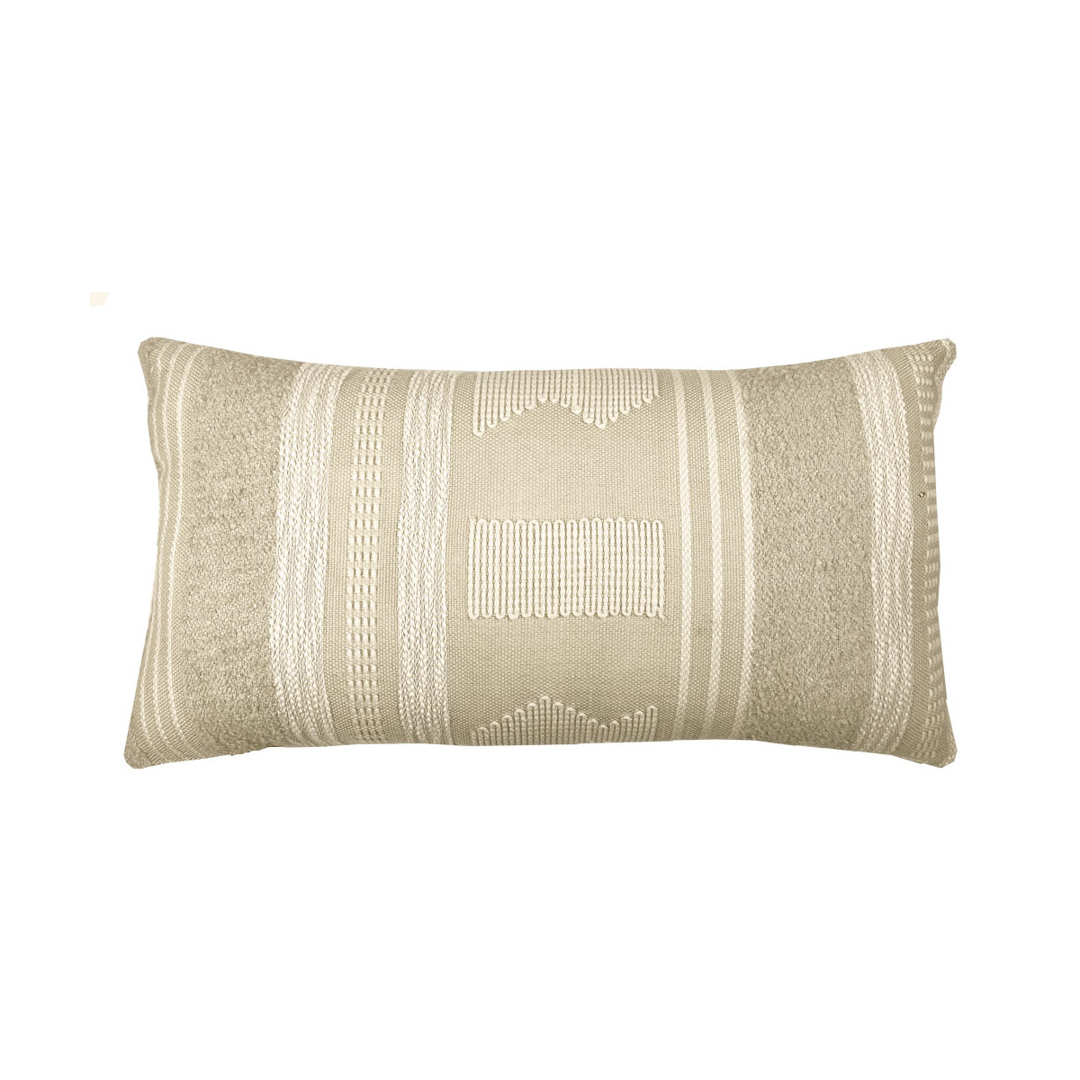 Casa Cojines Malagoon Craft offwhite cushion rectangle (NEW) Blanco