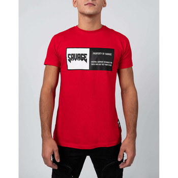 textil Hombre Camisetas manga corta Savage CREW IMSAVAGE Rojo