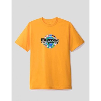 textil Hombre Camisetas manga corta Butter Goods CAMISETA  GLOBAL EQUIPMENT TEE GOLD Amarillo