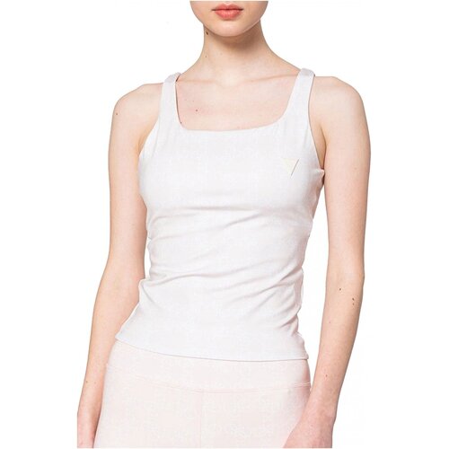 textil Tops y Camisetas Guess V2GP18 MC03W - Mujer Beige