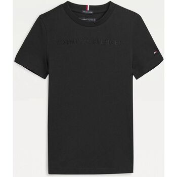 textil Niño Tops y Camisetas Tommy Hilfiger KB0KB07014T CONSCIOUS LOGO-BDS Negro