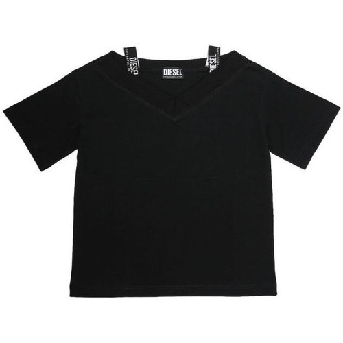 textil Niña Camisetas sin mangas Diesel J00618-00YI9 TWORKI-K900 Negro