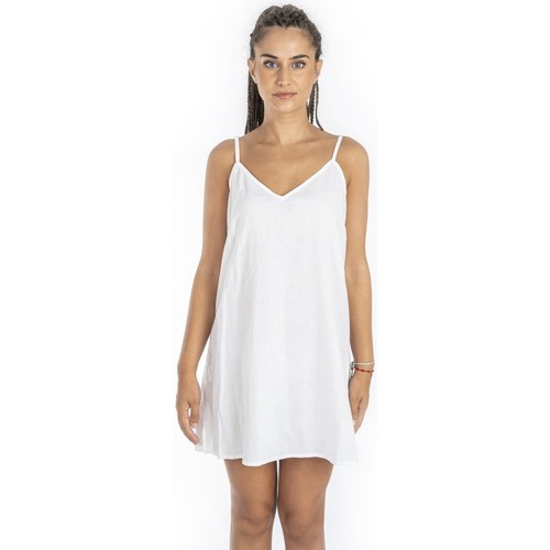 textil Mujer Vestidos cortos Isla Bonita By Sigris Vestido Corto Blanco