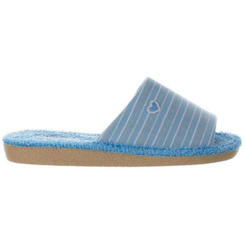 Zapatos Mujer Pantuflas Cabrera Zapatilla de casa -2352 para mujer color azul 19