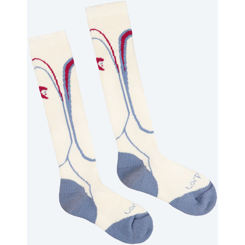 Ropa interior Mujer Calcetines Lorpen Wmns Ski Midweight Merino Smmw Socks Blanco