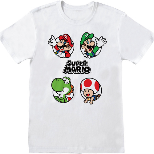 textil Camisetas manga larga Super Mario HE734 Blanco