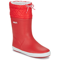 Zapatos Niños Botas de nieve Aigle GIBOULEE 2 Rojo / Blanco
