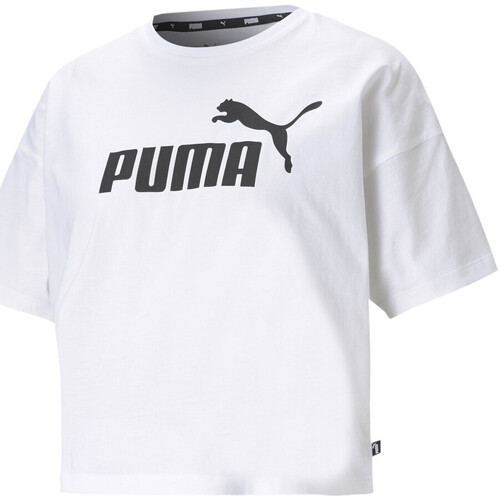 textil Mujer Tops y Camisetas Puma  Blanco