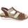 Zapatos Mujer Sandalias Remonte R6857 Marrón