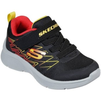 Zapatos Niños Zapatillas bajas Skechers Microspec Texlor Negros, Amarillos