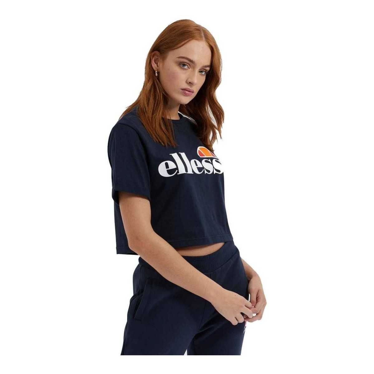 textil Mujer Camisetas manga corta Ellesse SGS04484NAVY Azul
