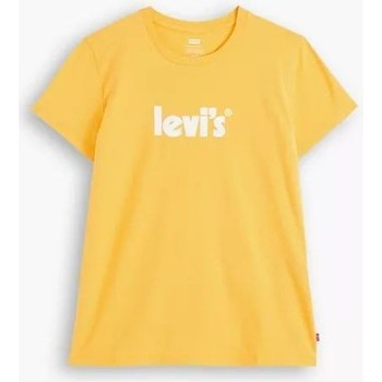 textil Mujer Tops y Camisetas Levi's 17369 1804 PERFECT TEE-LOGO AMBER Blanco