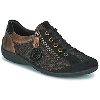 Zapatos Mujer Zapatillas bajas Remonte Dorndorf R3415 Negro / Oro