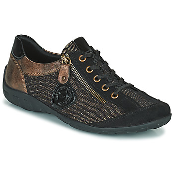 Zapatos Mujer Zapatillas bajas Remonte Dorndorf R3415 Negro / Oro