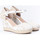 Zapatos Mujer Derbie & Richelieu Mandarina Shoes Cuñas de Novia Mandarina Lola Blanco Blanco