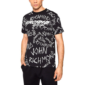 textil Hombre Camisetas manga corta John Richmond - T-shirt nero UMP22145TS Negro