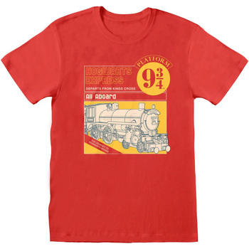 textil Camisetas manga larga Harry Potter Manual Cover Rojo