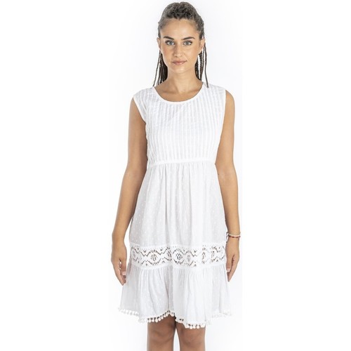 textil Mujer Vestidos Isla Bonita By Sigris Vestido Blanco