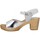 Zapatos Mujer Zuecos (Mules) Hoof Rita Cuir Femme Silver Plata