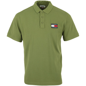 textil Hombre Tops y Camisetas Tommy Hilfiger Badge Polo Verde