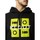 textil Sudaderas Klout SWEAT HOOD PUZZLE NEON Negro