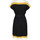 textil Mujer Vestidos Lisca Vestido de verano manga corta con cinturón Saint Tropez Negro