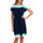 textil Mujer Vestidos Lisca Vestido de verano manga corta con cinturón Saint Tropez Azul