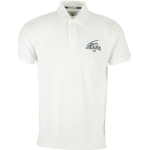 textil Hombre Tops y Camisetas Tommy Hilfiger Solid Graphic Polo Blanco