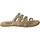 Zapatos Mujer Sandalias Bueno Shoes WU6201 Oro