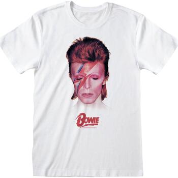 textil Camisetas manga larga David Bowie  Blanco