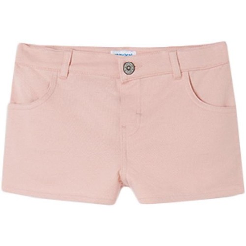 textil Niña Shorts / Bermudas Mayoral Pantalon corto felpa Rosa