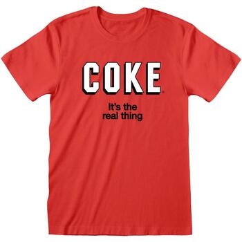 textil Camisetas manga larga Coca-Cola  Rojo