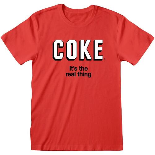 textil Camisetas manga larga Coca-Cola It's The Real Thing Rojo