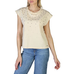 textil Mujer Tops y Camisetas Pepe jeans - clarisse_pl505168 Blanco