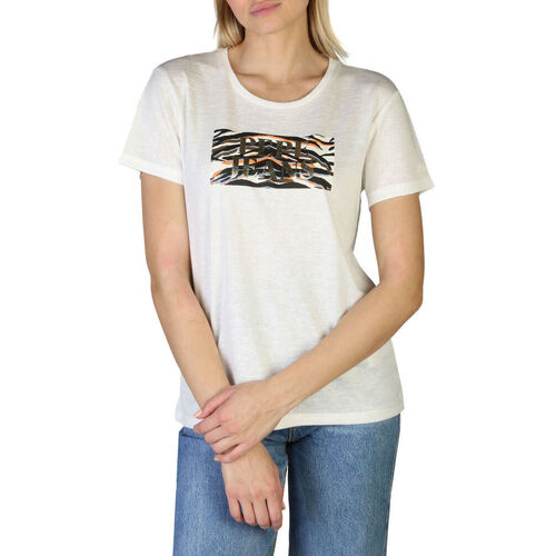 textil Mujer Camisetas manga corta Pepe jeans - caitlin_pl505145 Blanco