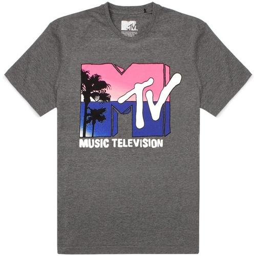 textil Mujer Camisetas manga larga Mtv Logo Gris