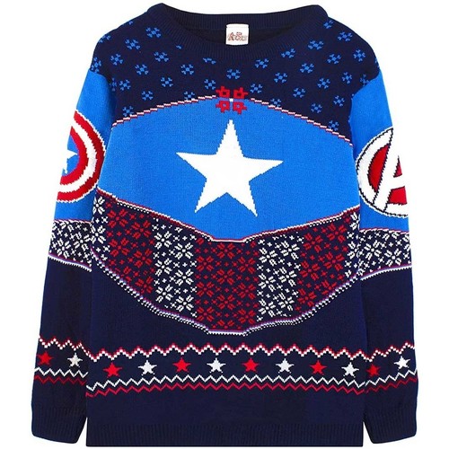 textil Sudaderas Captain America NS6464 Rojo