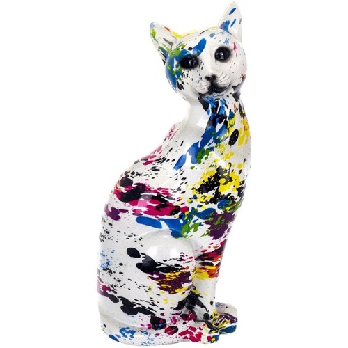 Casa Figuras decorativas Signes Grimalt Figura de Gato Multicolor