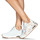 Zapatos Mujer Zapatillas bajas Skechers UNO Blanco / Oro