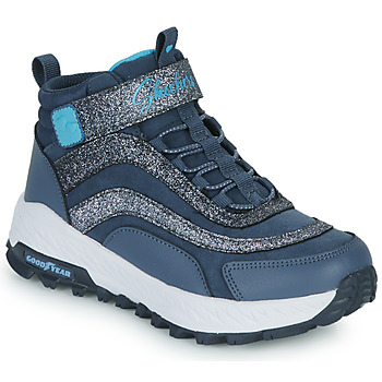 Zapatos Niña Zapatillas altas Skechers FUSE TREAD Marino / Glitter