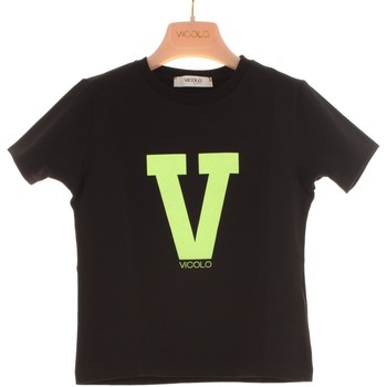 textil Niña Camisetas manga corta Vicolo Girl 3146M0615 Negro