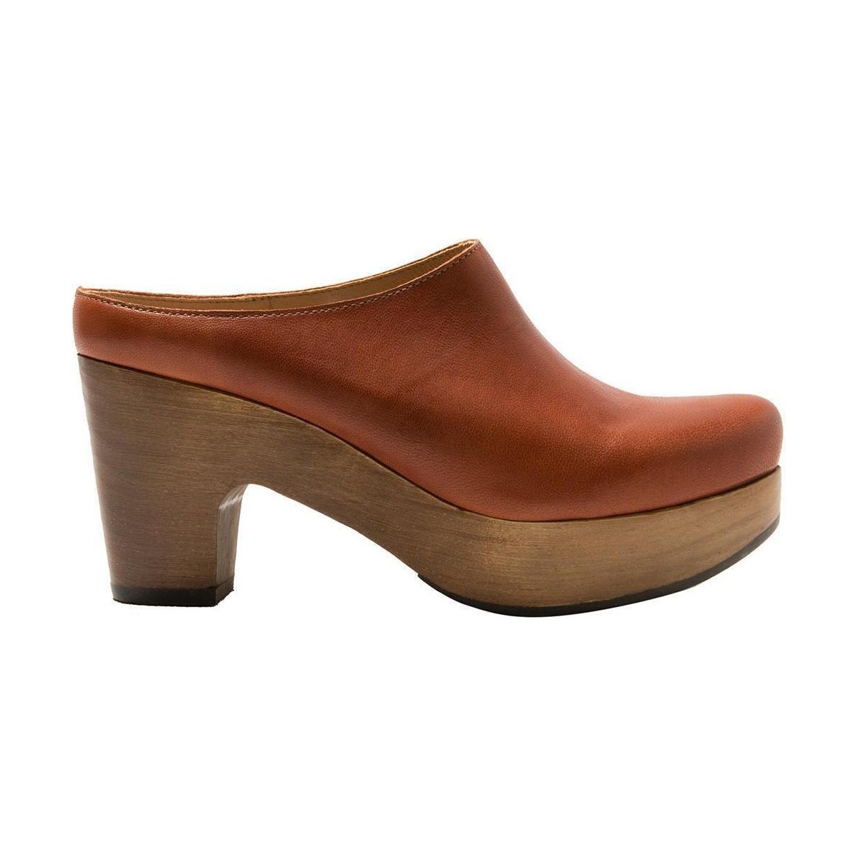 Zapatos Mujer Zuecos (Mules) Neosens 332631118003 Marrón
