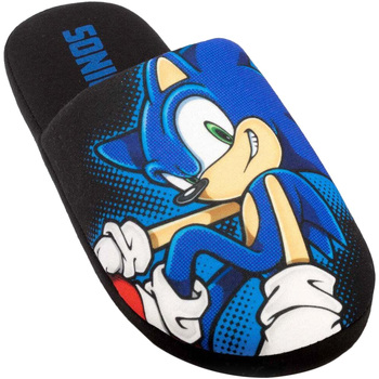 Zapatos Hombre Pantuflas Sonic The Hedgehog  Negro