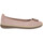 Zapatos Mujer Bailarinas-manoletinas Jana 521 ROSE NAPPA Rosa