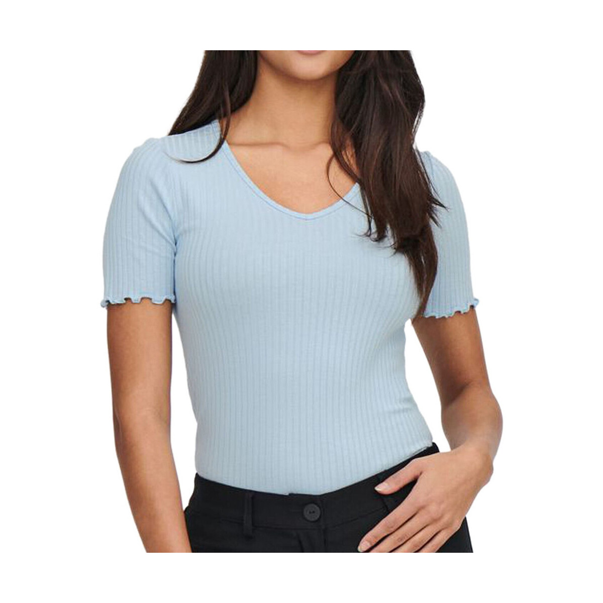 textil Mujer Tops y Camisetas JDY  Azul