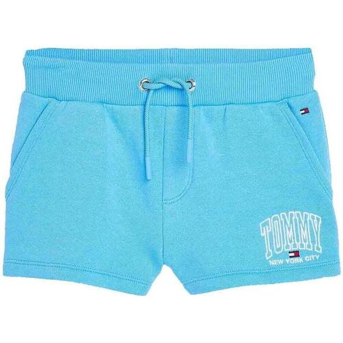 textil Niña Shorts / Bermudas Tommy Hilfiger BOLD VARSITY SHORT Azul