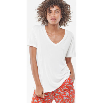 textil Mujer Tops y Camisetas Le Temps des Cerises Camiseta LOLA Blanco
